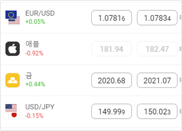 투자상품을 선택하면 거래 전표가 열립니다